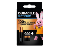 DURACELL Baterie Optimum AAA LR3 blister 4 sztuki DURACELL OPTIMUM AAA LR3 BLISTER 4SZT - 1247866 - zdjęcie 1
